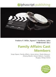 Family Affairs Cast Members,6134371092,9786134371094