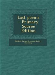 Last Poems - Primary Source Edition,1287884822,9781287884828