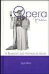 Opera A Research and Information Guide,0815335164,9780815335160