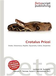 Crotalus Pricei,6135255371,9786135255379