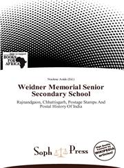 Weidner Memorial Senior Secondary School,6139107873,9786139107872
