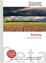 Sowing,6136026937,9786136026930