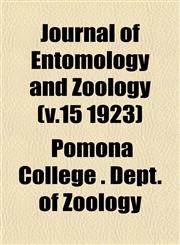 Journal of Entomology and Zoology (v.15 1923),1152978683,9781152978683