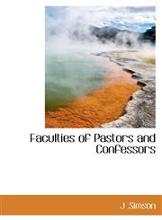 Faculties of Pastors and Confessors,1110847874,9781110847877