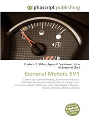 General Motors EV1,6130225075,9786130225070