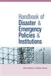 Handbook of Disaster and Emergency Policies and Institutions,1844073599,9781844073597