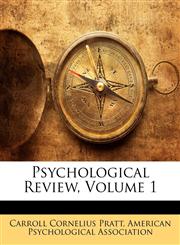 Psychological Review, Volume 1,1143874730,9781143874734