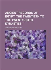 Ancient Records of Egypt,1236569741,9781236569745