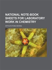 National note-book sheets for laboratory work in chemistry,1130853268,9781130853261