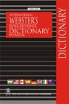 International Webster's Quick Reference Dictionary Note Book 1st Edition, Reprint,812242208X,9788122422085