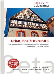 Urbar, Rhein-Hunsrück,6136308673,9786136308678