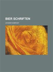 Bier Schriften,1230028013,9781230028019