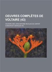 Oeuvres Completes de Voltaire (43 ),1234565749,9781234565749