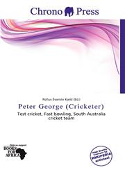 Peter George (Cricketer),6201192212,9786201192218