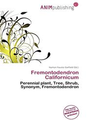 Fremontodendron Californicum,6136766140,9786136766140