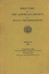 Directory of the American Society of Plant Physiologists - Bulletin 35