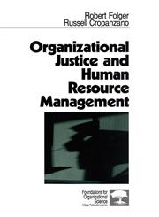 Organizational Justice & Human Resource Management,0803956878,9780803956872