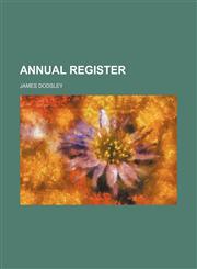 Annual Register,1459034201,9781459034204