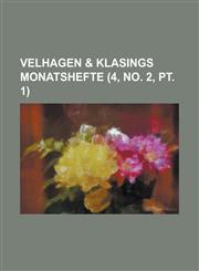 Velhagen & Klasings Monatshefte (4, No. 2, PT. 1 ),1153461072,9781153461078
