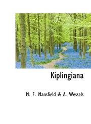 Kiplingiana,1110681771,9781110681778