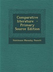 Comparative literature  - Primary Source Edition,1295589028,9781295589029