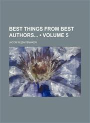 Best Things From Best Authors (Volume 5),1459036980,9781459036987