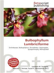 Bulbophyllum Lumbriciforme,6136258625,9786136258621