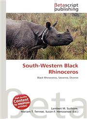 South-Western Black Rhinoceros,6134449121,9786134449120