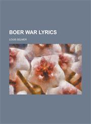 Boer War Lyrics,1151604461,9781151604460