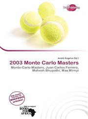 2003 Monte Carlo Masters,6137746895,9786137746899