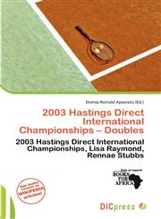 2003 Hastings Direct International Championships - Doubles,6137757943,9786137757949