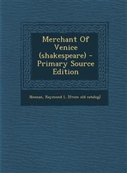 Merchant of Venice (Shakespeare) - Primary Source Edition,1294485717,9781294485711