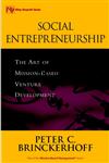 Social Entrepreneurship The Art of Mission-Based Venture Development,0471362824,9780471362821