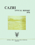 Central Arid Zone Research Institute Annual Report - 1976