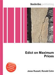 Edict on Maximum Prices,5510888091,9785510888096