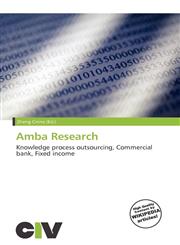 Amba Research,6135851535,9786135851533