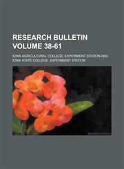 Research bulletin Volume 38-61,1234195690,9781234195694