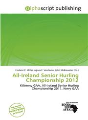 All-Ireland Senior Hurling Championship 2012,6201216561,9786201216563