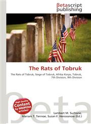 The Rats of Tobruk,6130441142,9786130441142