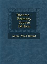 Dharma - Primary Source Edition,1287510221,9781287510222