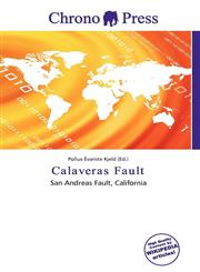 Calaveras Fault,6136819414,9786136819419