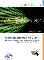 German Submarine U-844,6137191400,9786137191408