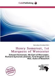 Henry Somerset, 1st Marquess of Worcester,620013605X,9786200136053