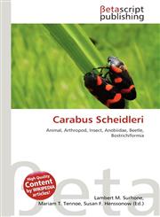 Carabus Scheidleri,613514670X,9786135146707