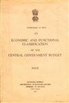 An Economic and Functional Classification of the Central Government Budget, 1971-72
