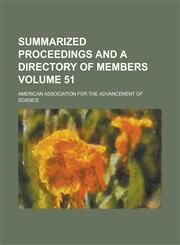 Summarized Proceedings and a Directory of Members Volume 51,1154392066,9781154392067