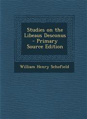 Studies on the Libeaus Desconus - Primary Source Edition,1289887403,9781289887407