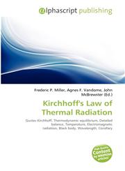 Kirchhoff's Law of Thermal Radiation,6133909811,9786133909816