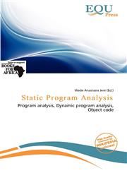 Static Program Analysis,6200503125,9786200503121