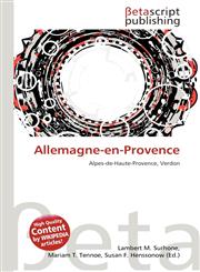Allemagne-en-Provence,6135088866,9786135088861